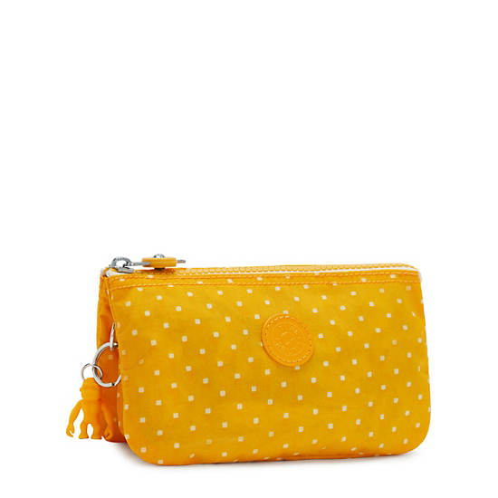 Bolsas Kipling Creativity Large Printed Pouch Amarillos | MX 2098YX